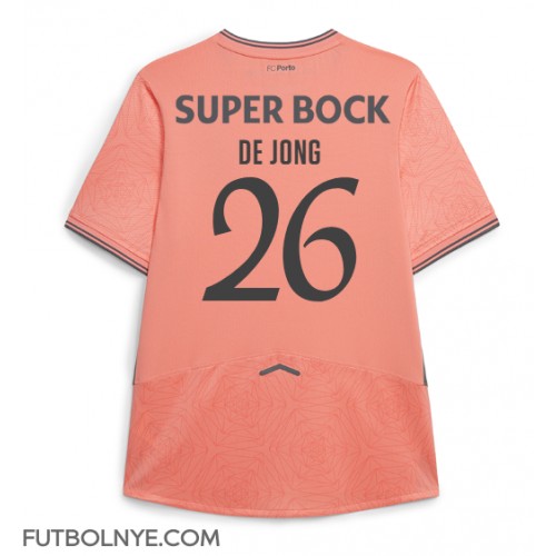 Camiseta Porto Luuk de Jong #26 Visitante Equipación 2025-26 manga corta